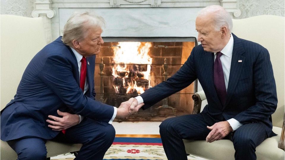Biden empfängt Trump in Weißen Haus – dieser deutet dritte Amtszeit an