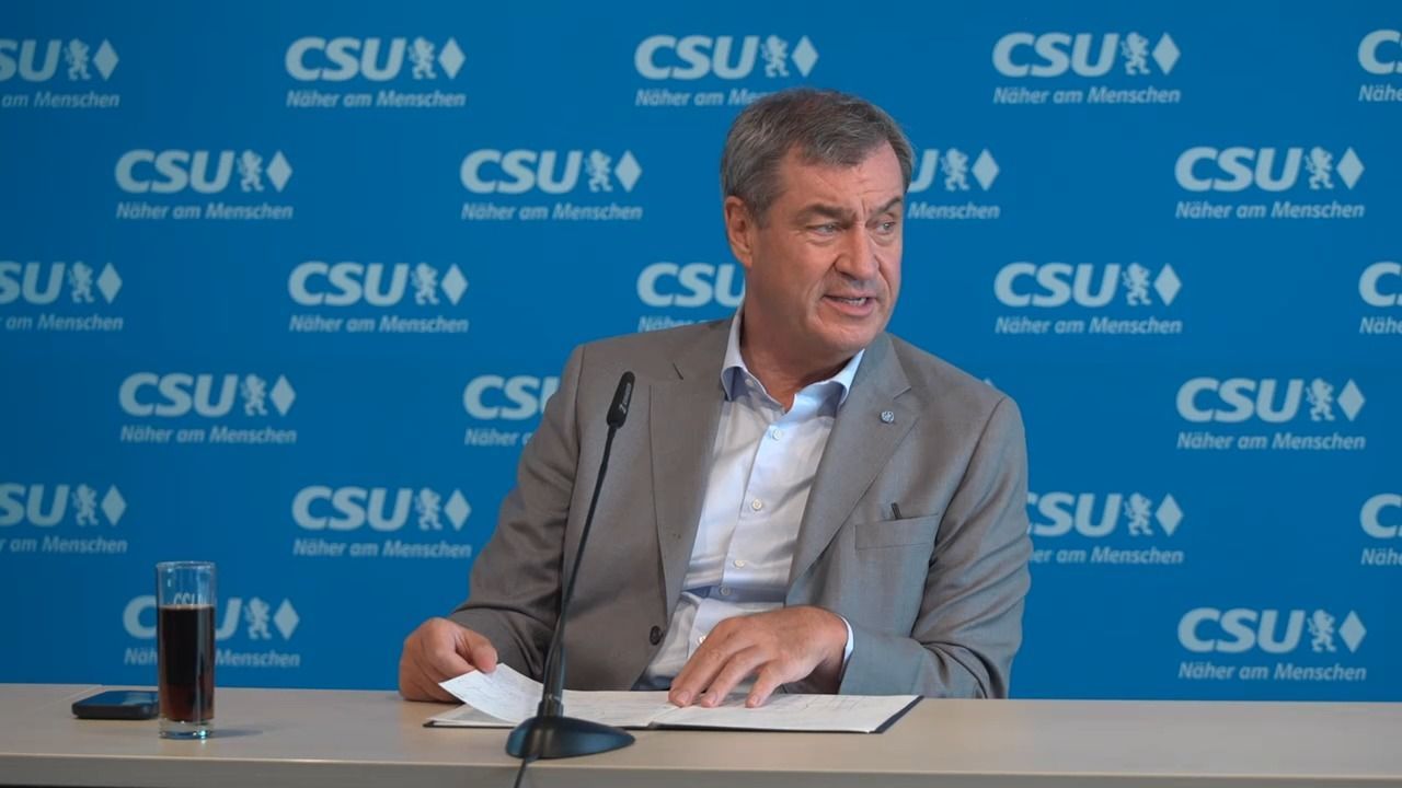Video: Debatte um AfD-Verbot: Darum ist Söder dagegen