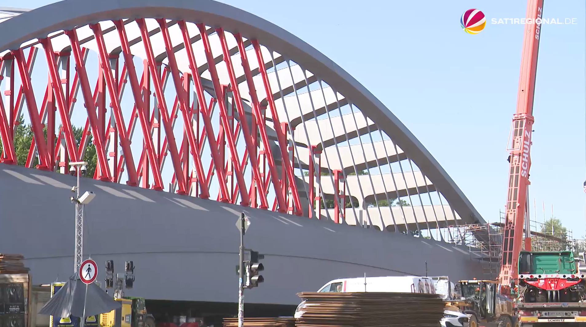 Video: Alte Sternbrücke wird abgerissen: Rückbau für den Neubau startet
