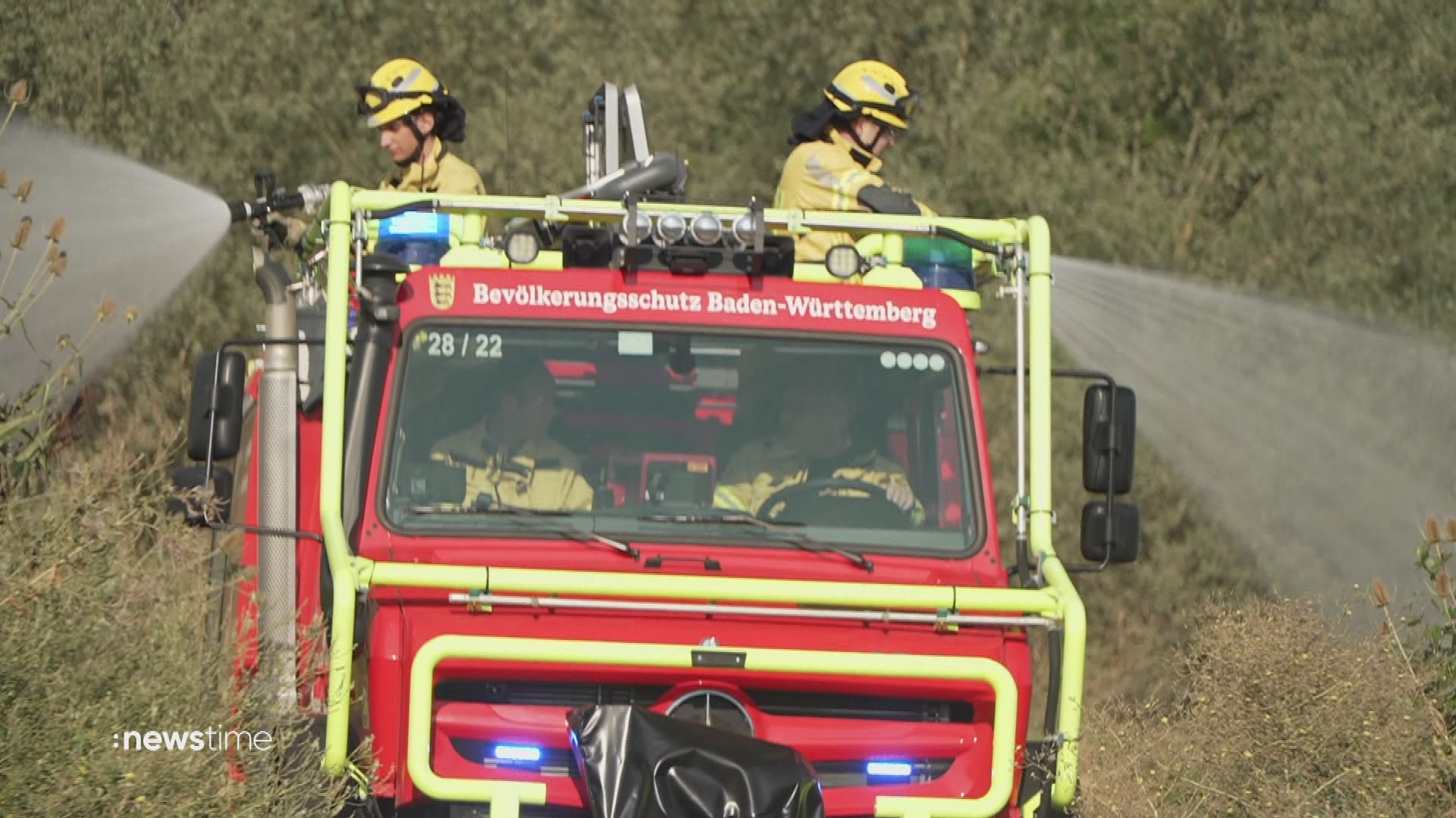 Video: Feuerwehren in Alarmbereitschaft