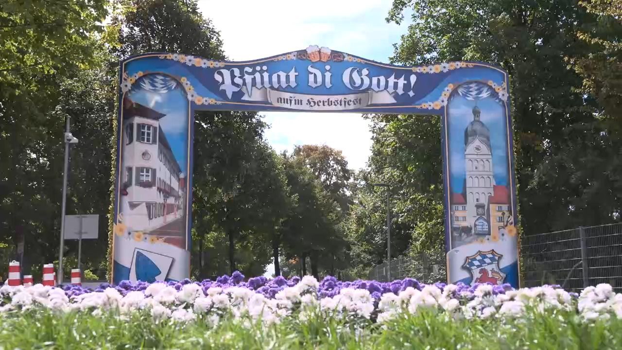Video: Erdinger Herbstfest: Kinderfestzug sorgt für Volksfeststimmung