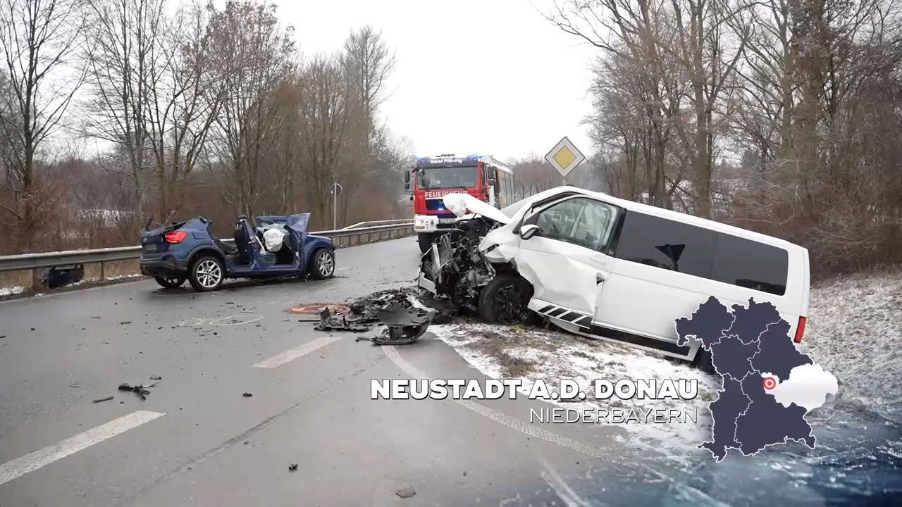 Video: Blitzeis und Schneeverwehungen: In Bayern droht das Sturmtief Elli