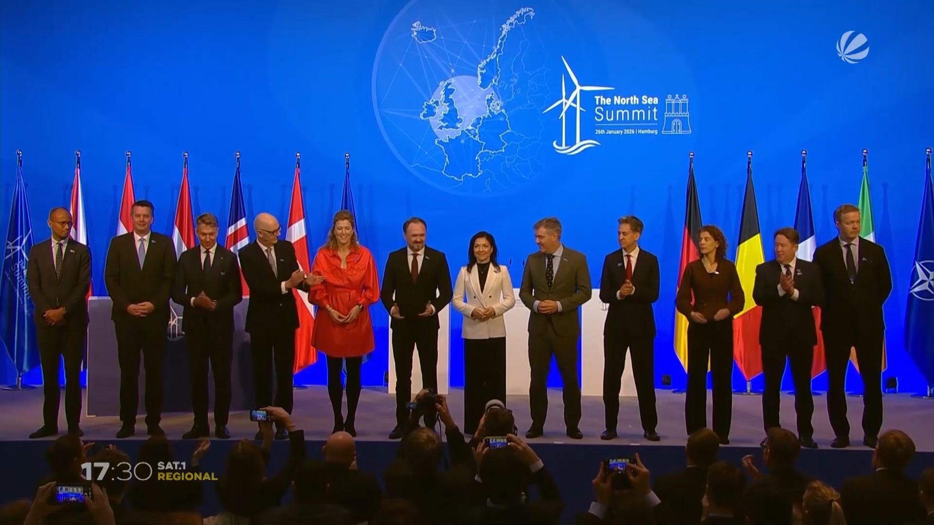 Video: Energiesicherheit: Regierungschefs beraten bei Nordseegipfel in Hamburg