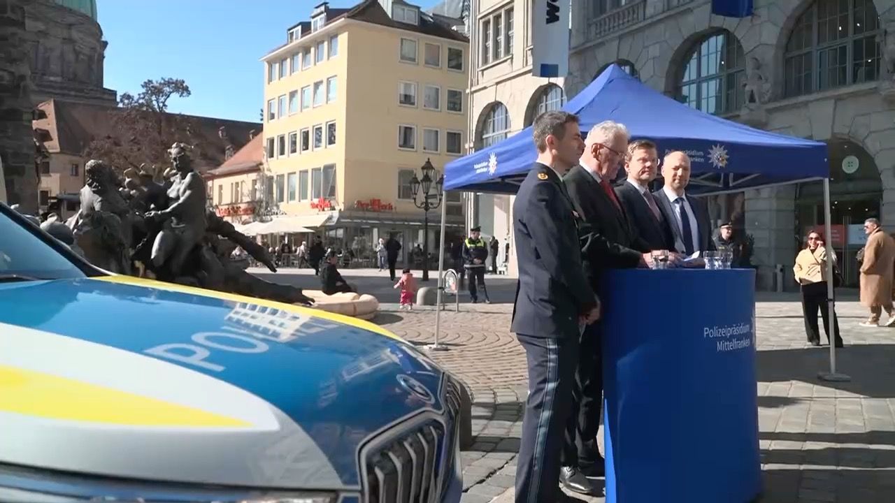 Video: Mehr Sicherheit in Nürnberg: Neue Maßnahmen für die Innenstadt