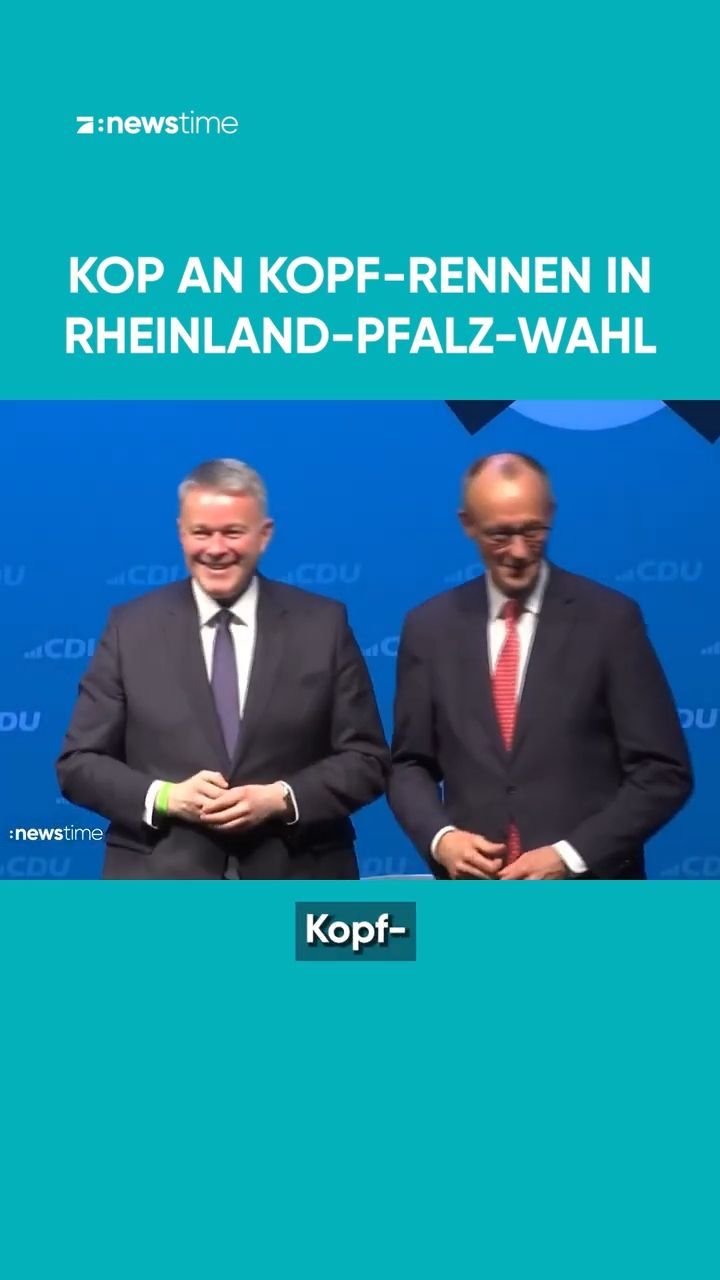 Video: Rheinland-Pfalz-Wahl: CDU und SPD in Umfragen ganz eng zusammen