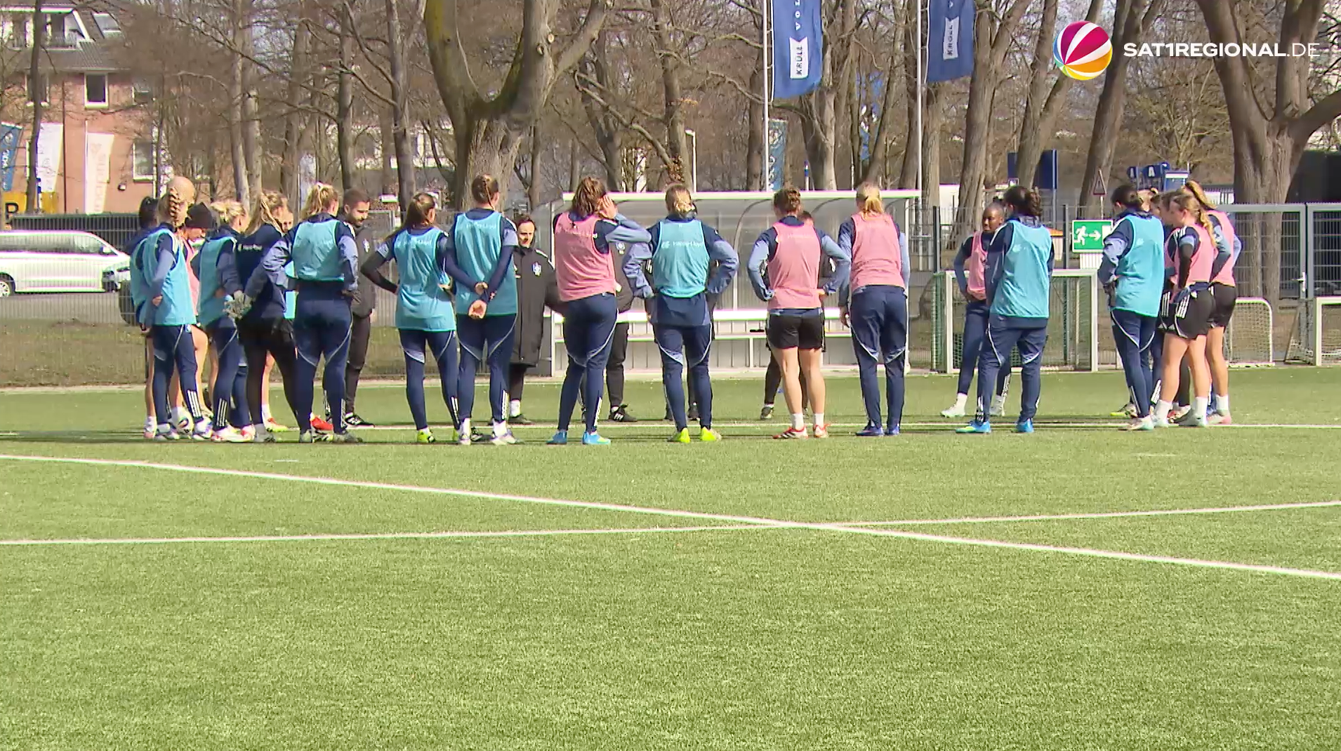 Video: HSV-Frauen bereiten sich auf Leverkusen vor