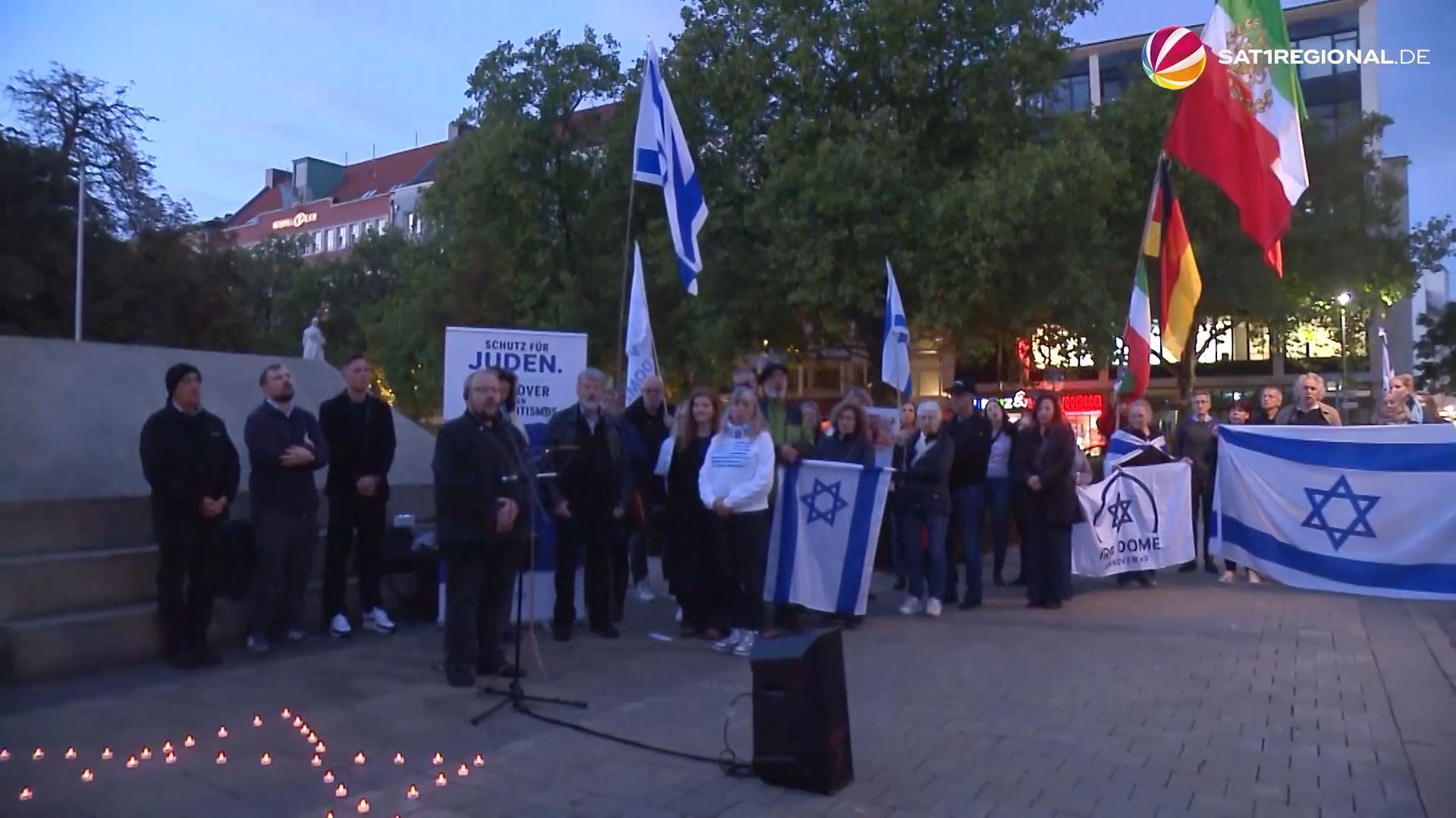 Video: Gedenkveranstaltung zum dritten Jahrestag des Hamas-Überfalls auf Israel in Hannover