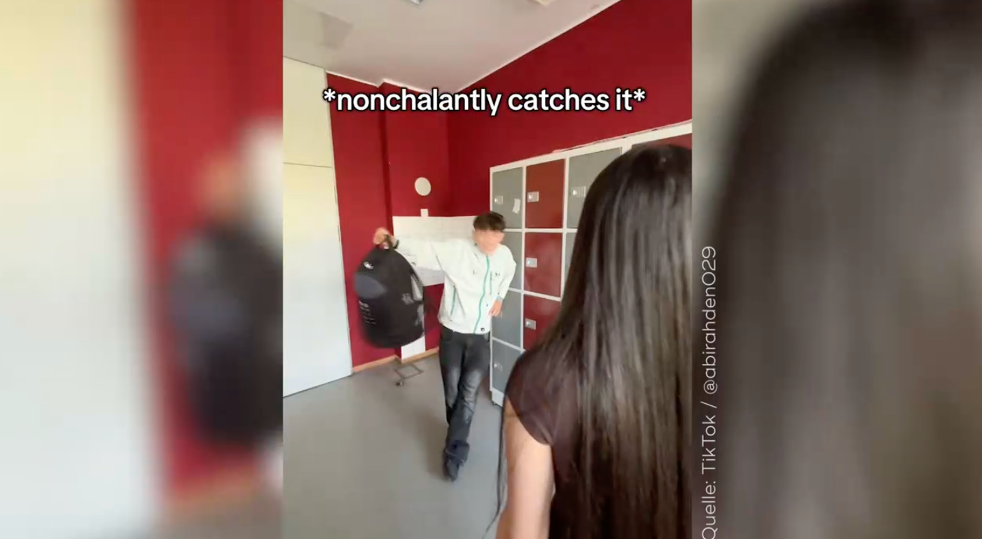 Video: „Throwing Bag“-TikTok-Trend: 14-Jähriger löst Angst an Gymnasium aus