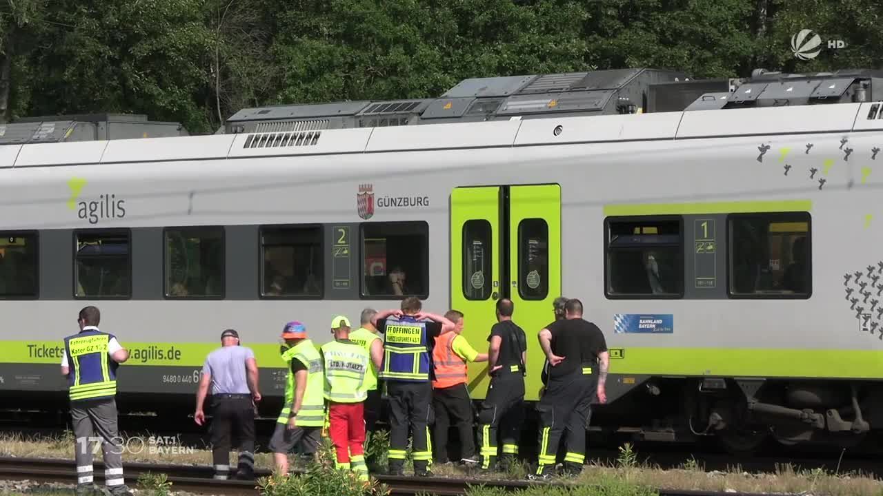 Landkreis Günzburg: 150 Passagiere in Zug eingeschlossen