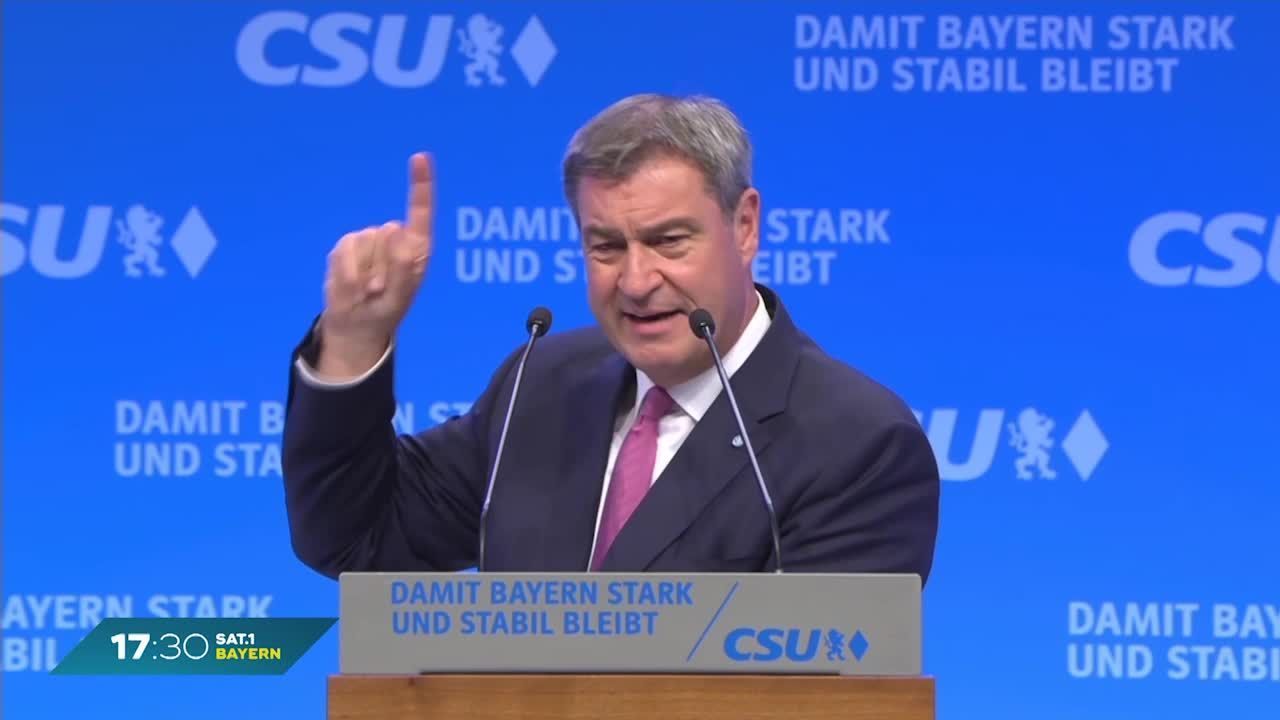 CSU-Parteitag in München: Endspurt vor der Landtagswahl