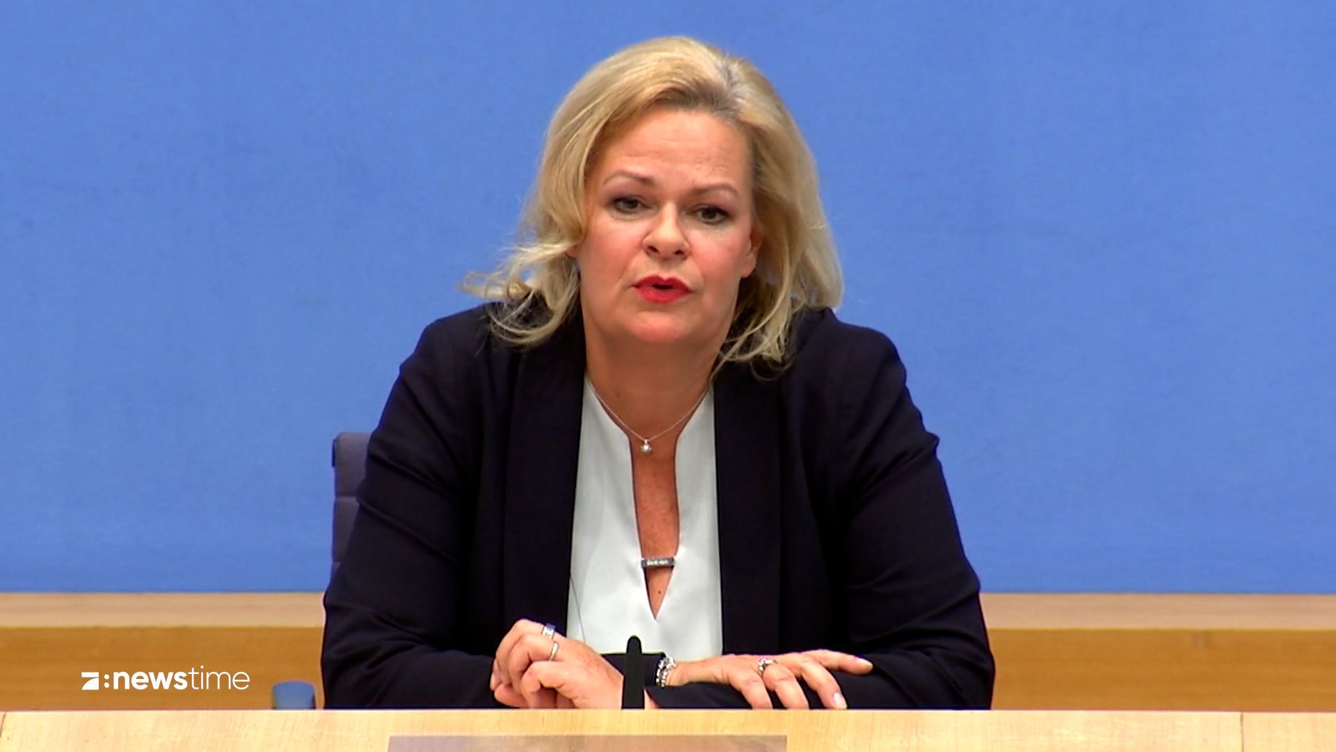 Verbot von Hamas und Samidoun: So verkündet Faeser den Schlag gegen Israel-Hass