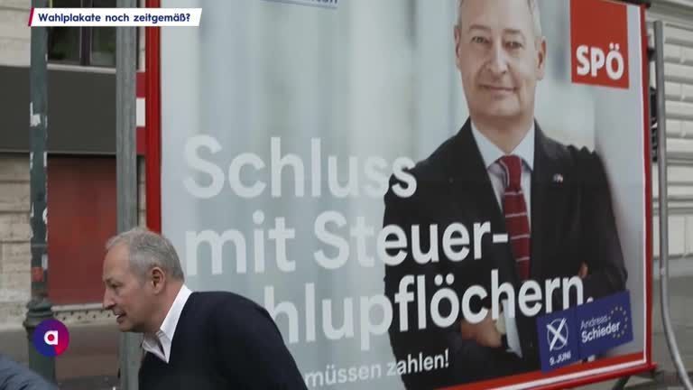 EU-Wahl: Plakate noch zeitgemäß?