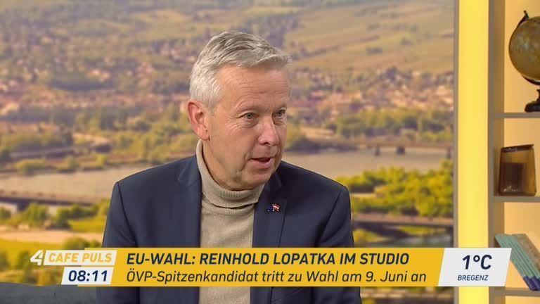 EU-Wahl: ÖVP-Spitzenkandidat Reinhold Lopatka im Talk