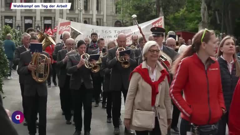 Wahlkampf am Tag der Arbeit