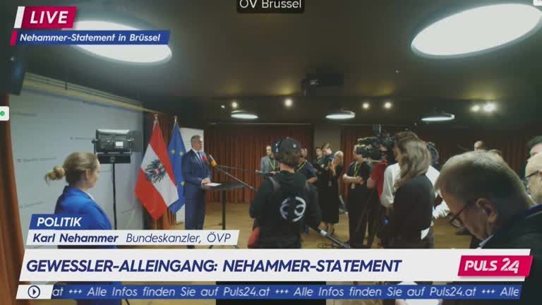 Nehammer-Statement zu Koalitionskrise