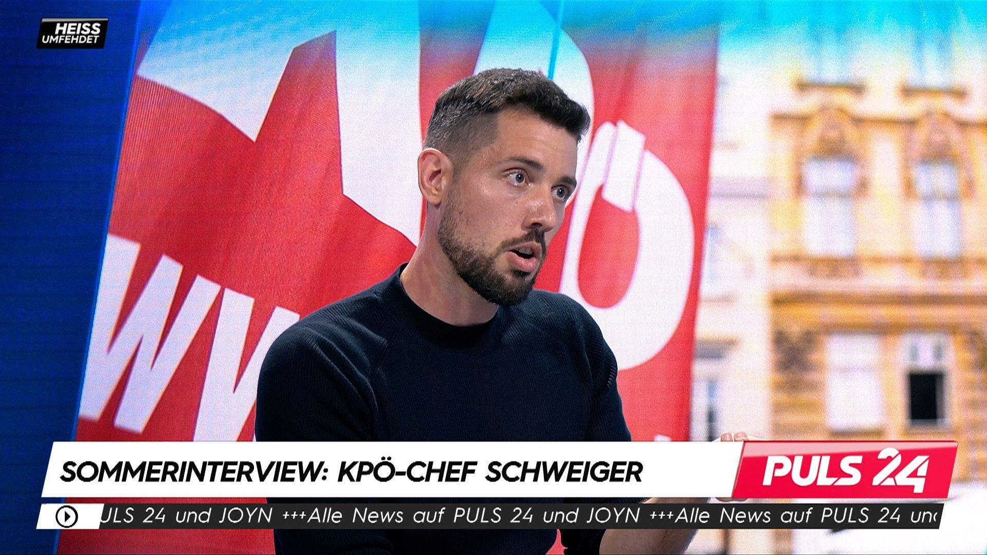 KPÖ-Chef Tobias Schweiger im Interview des Tages