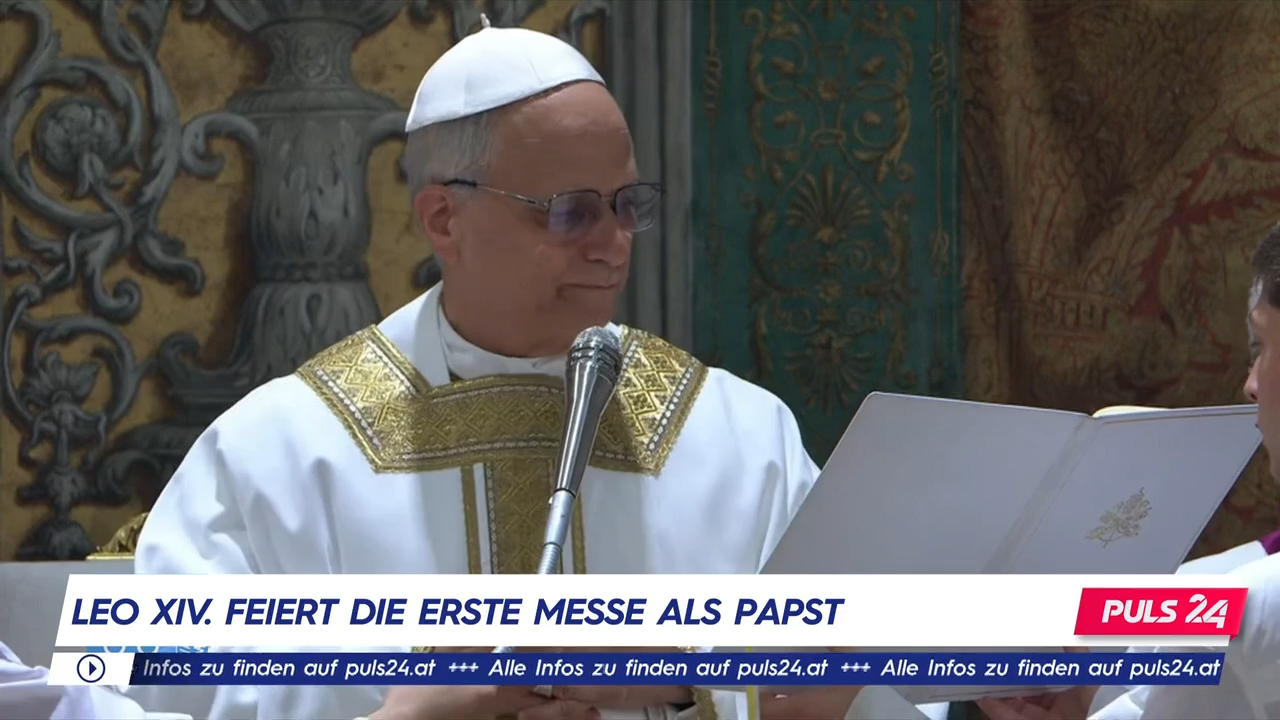 Video: Leo XIV. feiert erste Messe als Papst