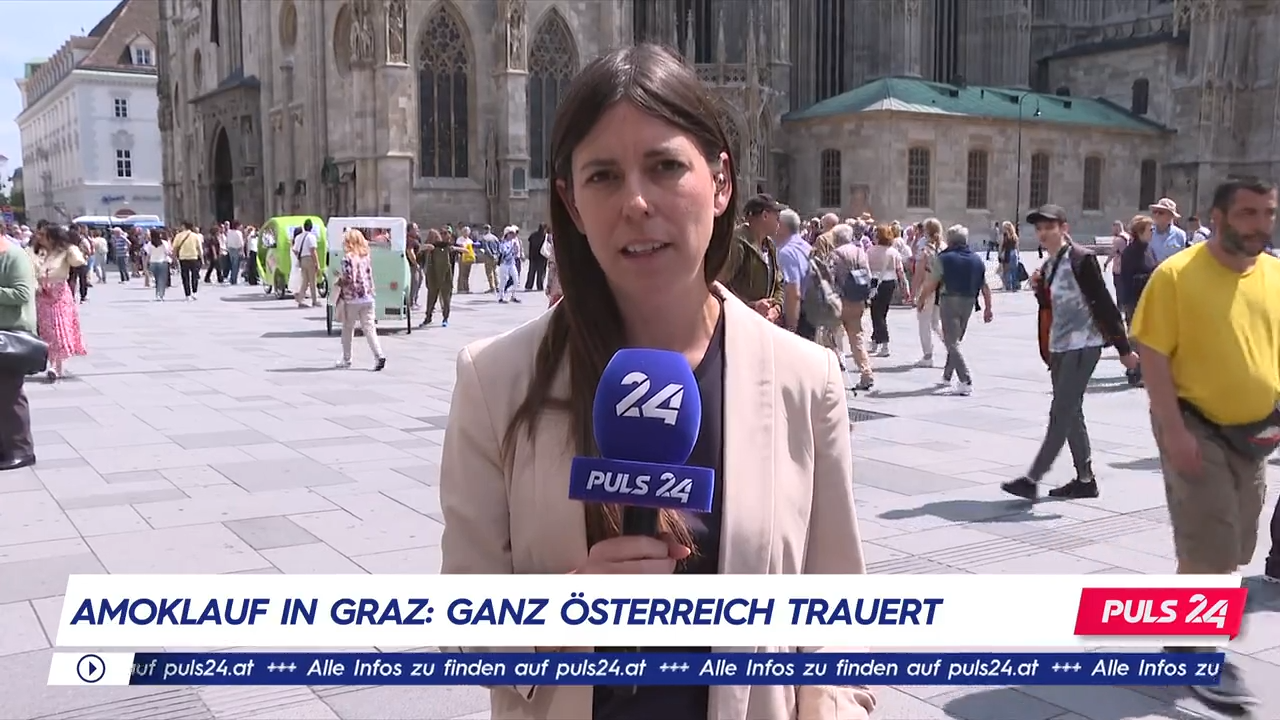 Video: Wien trauert mit Graz: Kirchenglocken läuten für Opfer