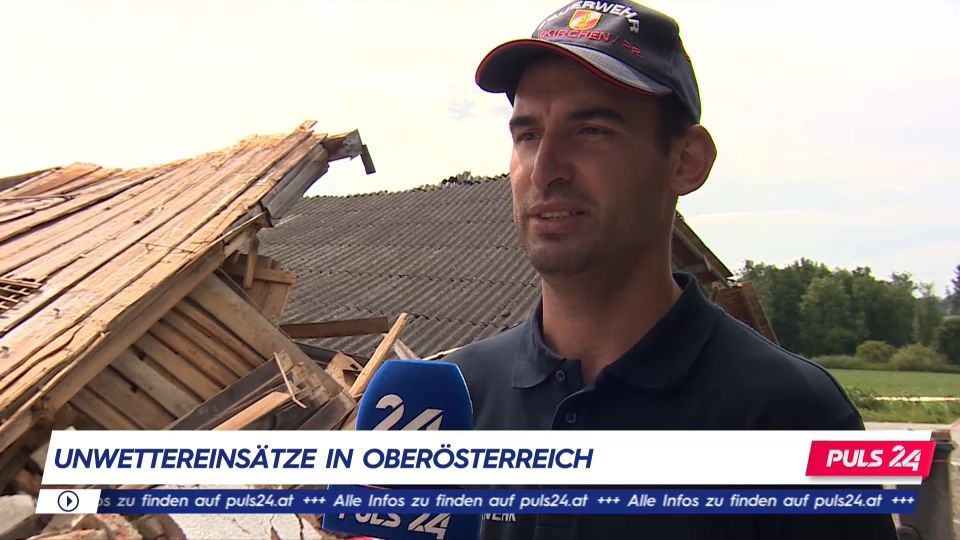 Video: Unwetter trifft Taufkirchen: 25 Einsätze in wenigen Minuten
