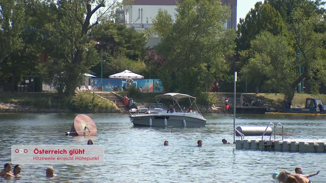 Video: Gluthitze in Österreich: Bis zu 35,2 Grad