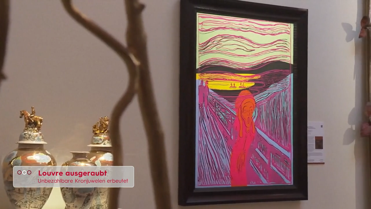 Video: Spektakulärer Einbruch im Louvre