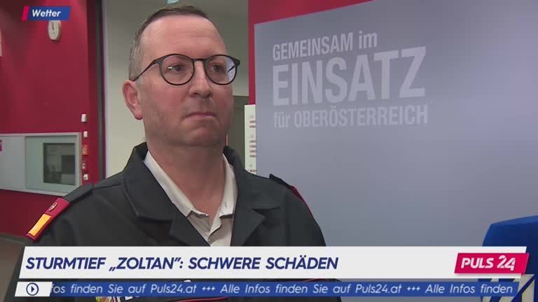 Sturmtief "Zoltan": "Notrufe im Sekundentakt"